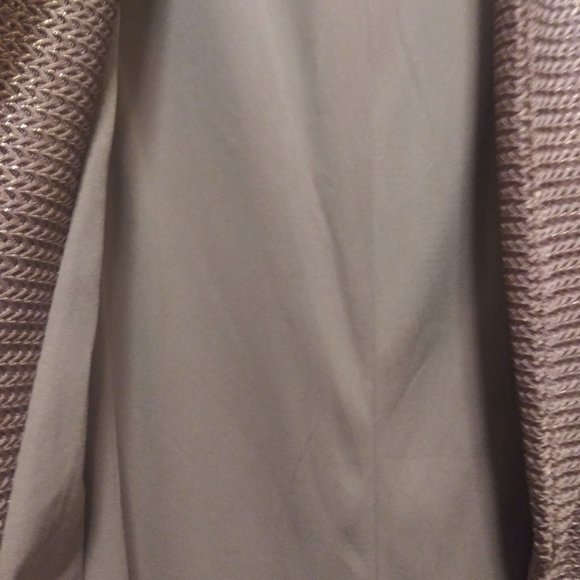 Metallic Shawl Collar Blazer - Picture 3 of 7